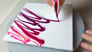 1255 Pink World One-Cup Ribbon Pouring Just Acrylic Paint Water Designer Gemma77
