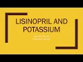 lisinopril and potassium