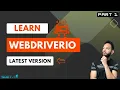 WebdriverIO Tutorial Prepare for your next interview Part 1