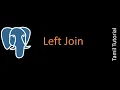 Left Join PostgreSQL Tutorial Tamil