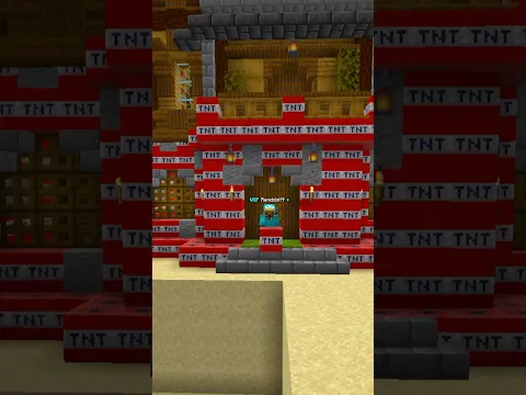LE EXPLOTE TODA LA BASE… #minecraft #ahorts #minecraftmemes