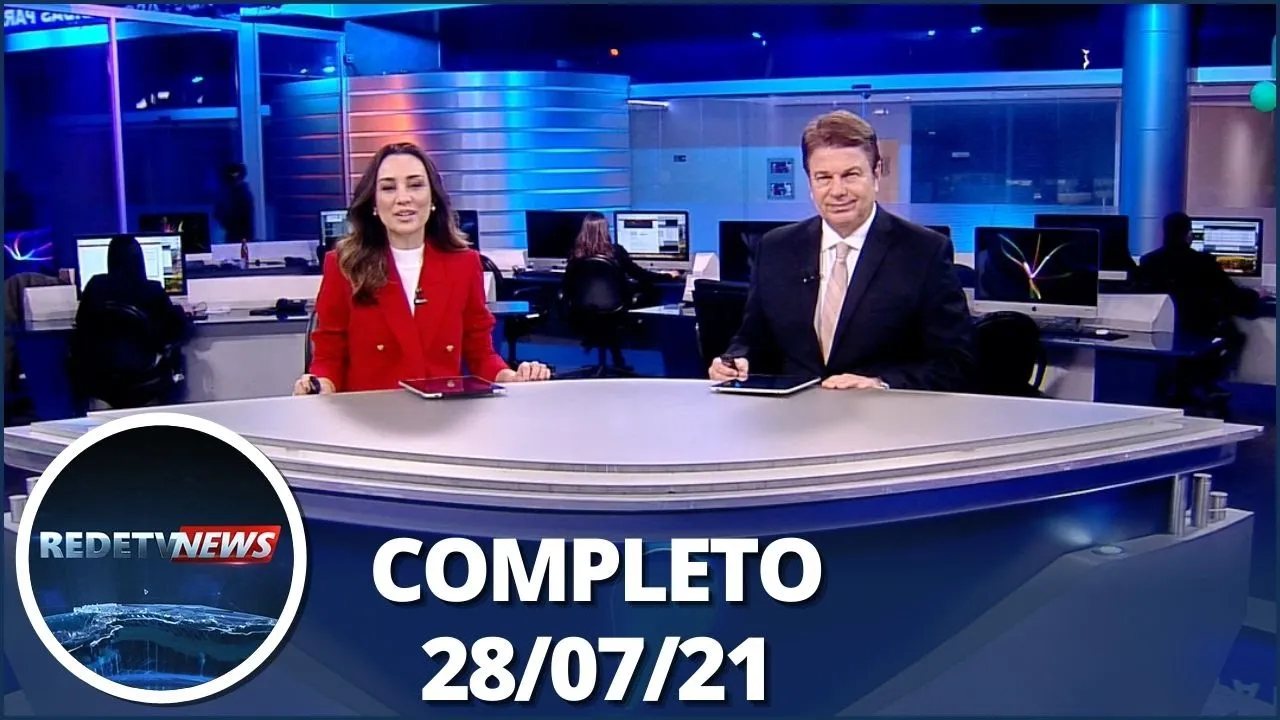 RedeTV News (28/07/21) | Completo
