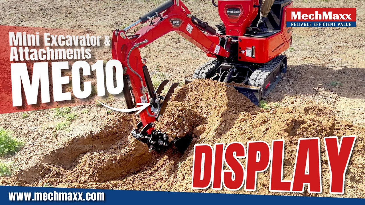 MechMaxx — Machman Mini Excavator in Action (YouTube video ad)