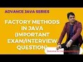 Factory Methods in Java Core Java Tutorial in Hindi