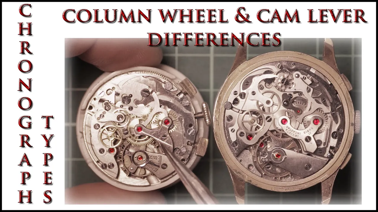 Chronographs - Column Wheel v Cam Lever, What's The Difference?