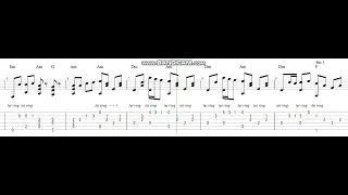                                     عزيز مرقة   مافي منك غيتار تاب كوردات نوطة دندنها