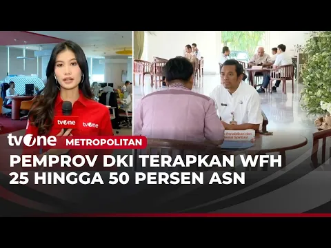 Hari Pertama WFH, Kantor Pemprov Jakarta Lengang