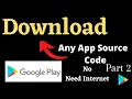 Apps Source Code Android Studio Learn to code