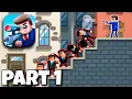 Mr Bullet 3D Full Gameplay Walkthrough - Chapter 1 Bullet City 3 Stars iOS ANDROID