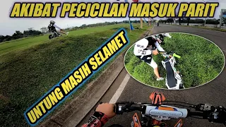 the babang is quite against the end