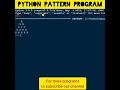 36 To Print Pattern Program In Python Computer Programming