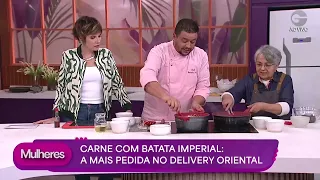Carne com Batata Imperial e Arroz Chinês: receita DELICIOSA e FÁCIL - Mulheres (08/09/2026)