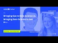 Bringing Geospatial to Data Science vs Data Science to Geospatial Ordnance Survey