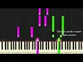 이클립스(ECLIPSE) - 소나기 (선재 업고 튀어 OST) Sudden Shower (Lovely Runner OST) synthesia piano tutorial