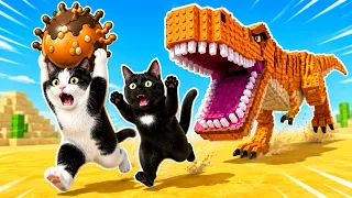Mi GATO ROBA UN HUEVO de DINOSAURIO en ROBLOX y PASA ESTO 🙀 | Steal an Egg