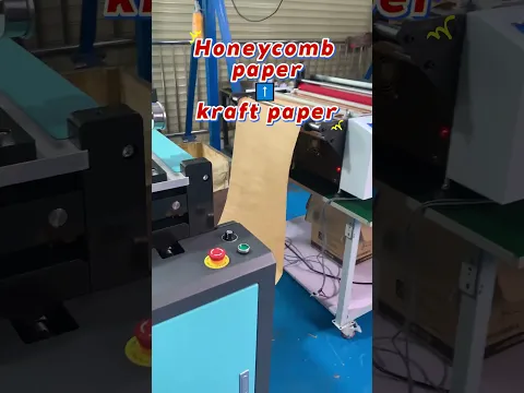 Wabenpapier-Formmaschine, stellt ökologische Wabenverpackung her, ersetzt Kunststoffverpackungen.