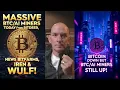 Bitcoin Down, Miners Still GREEN! Massive News From BTC/AI Miners BTDR, BITF, IREN \u0026 WULF!
