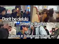 Lagu Taekook sweet moment vs what delulu sinking ship said. Taekook when landing in Dubai and Portugal
