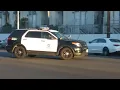 LAPD Foothill Unit Responding and Arriving