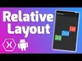 RELATIVE LAYOUT - Quick Tutorial Xamarin Android