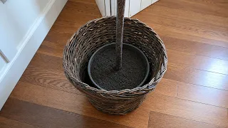 She Turns A Big Empty Pot Into A Living Room Masterpiece