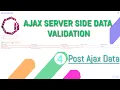 Ajax validation on Laravel Part 4 Ajax data