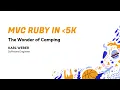 RubyConf 2024 C Ruby in less than 5k The wonder of Camping by Karl Weber