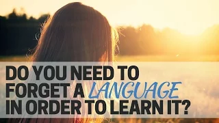 Do You Need to Forget a Language in Order to Learn it? Polyglot Discussion