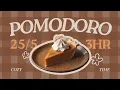 study with me pomodoro focus timer cozy lo-fi focus with me