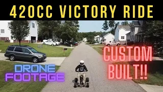 How to build a bar stool racing kart frame Welding Part 5