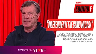 "INDEPENDIENTE FUE COMO MI CASA, PERO...": Marangoni, su paso del Rojo a Boca y su rol como docente