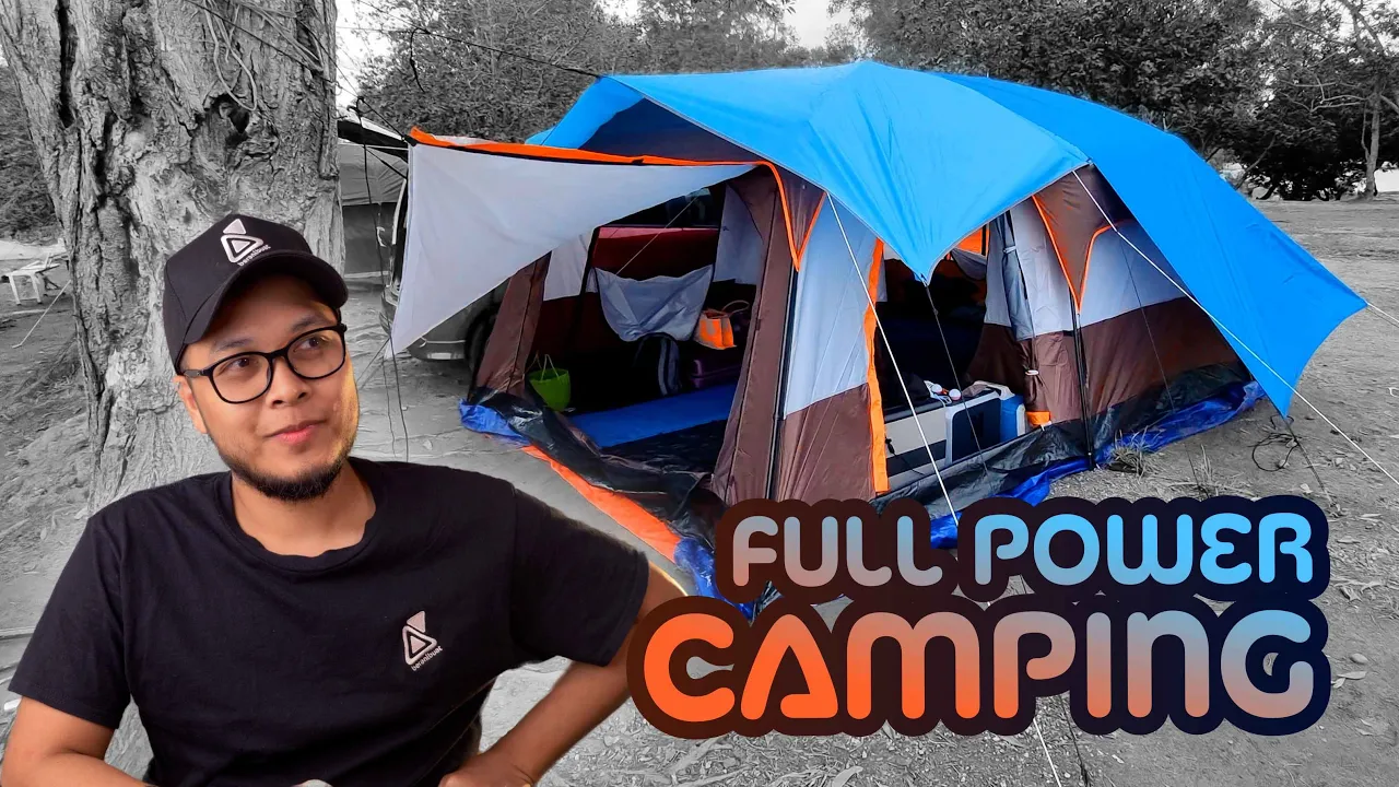 Camping full power! Agak gila sikit camping kali ni.. huhu