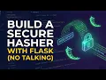 Build a Secure Password Hasher in Python with SHA-256 Flask Project
