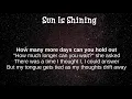 Lost Frequencies - Sun Is Shining lyric (Super Lyric)