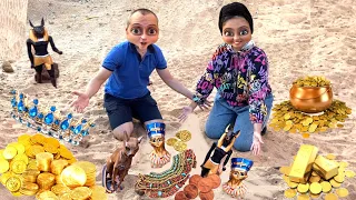 رحله البحث عن الكنز الفرعوني الذهبي الجزء الأول 