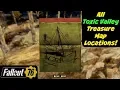 Fallout 76 All Toxic Valley Treasure Map Locations
