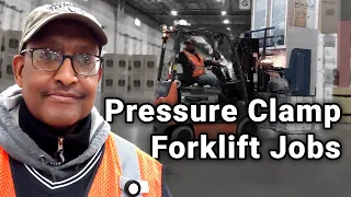 Visual of Pressure Clamp Forklift Job 74 Ryder Warehouse Career with Paid Training