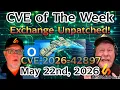 Microsoft Exchange Zero-Day No Patch Active Exploitation Major Risk