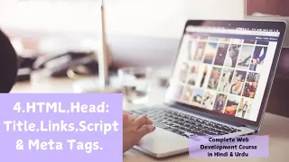 HTML Tutorial Title Script Link Meta Tags Web Development Tutorials