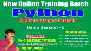 Python Tutorials Python Data Types int float complex Session - 5 by Durga Sir