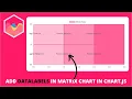 How to Add Datalabels in Matrix Chart in Chart js
