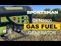 Sportsman Gas Powered 2000 Watt Generator with CO Feature