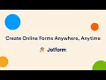 JotForm Create Online Forms Anywhere Anytime