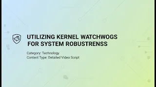 Linux Kernel Watc og Explained Prevent Kernel Panic Improve System Reliability