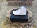 Nike Air Force One AF1 Lunar Duckboot Icy White On Feet