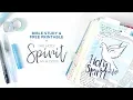 HOLY SPIRIT SERIES The Holy Spirit as a dove - Bible journaling free printable