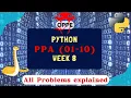 Python PPA Week-8 All Problems Explained