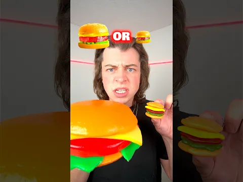 Giant OR Tiny!? 🤤 (Gummy Challenge)