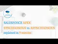 Asynchronous Apex in Salesforce Future Batch Queueable Scheduled