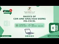 Webinar Recorded Session Mastering CDR Analysis Using Excel